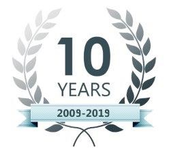 Logo 10 anni K.Line Tecnica Lineare
